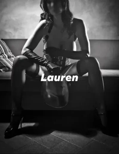 Lauren mistress in bianco e nero